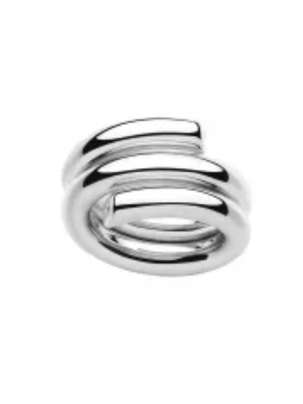 Jennifer Fisher Lilly Coil Ring in Silver Size 8
